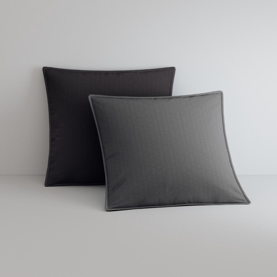 Dalison European Pillowcase in Grey