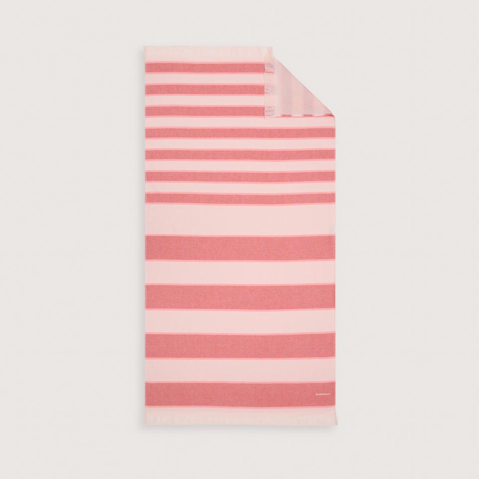 Delmar Beach Towel in Antique Red
