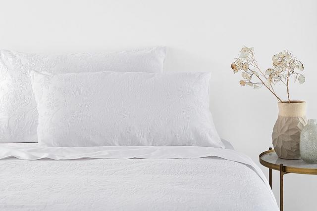 Sheridan Delrose Quilt Cover Set White