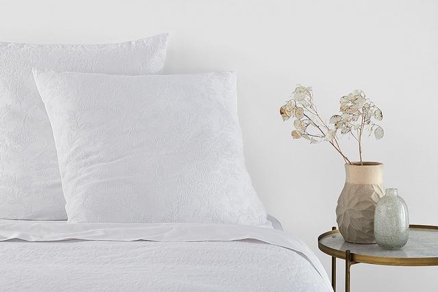 Sheridan Delrose Quilt Cover Set White