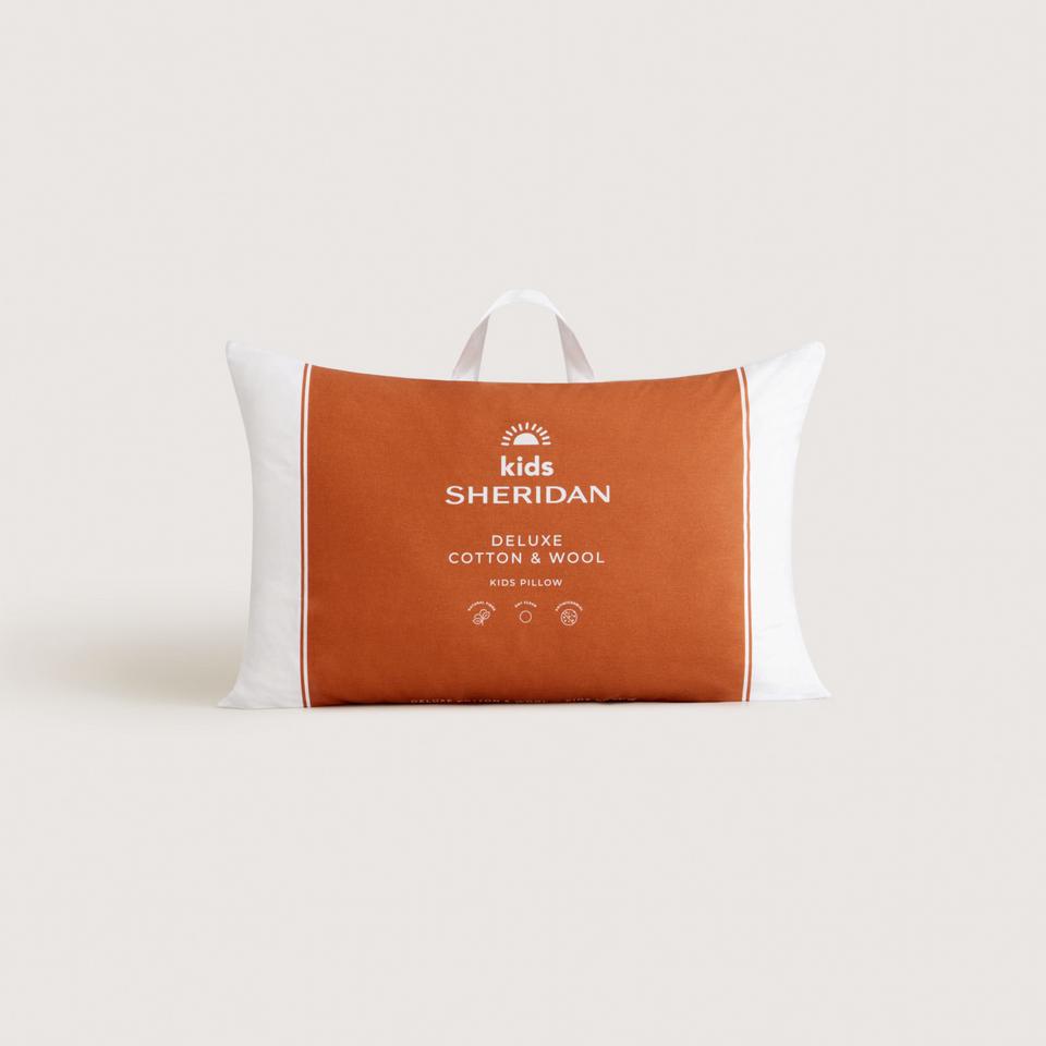 Sheridan Deluxe Kids Cotton Washable Low Pillow