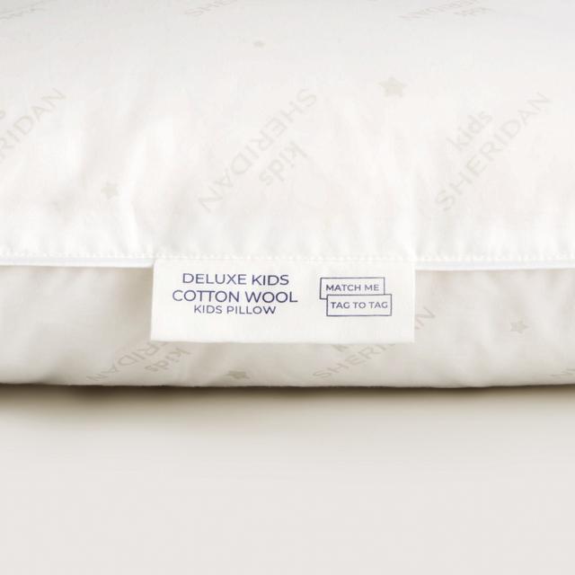 Sheridan Deluxe Kids Cotton Washable Low Pillow