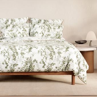 Sheridan Demera Quilt Cover Set (whisper green)