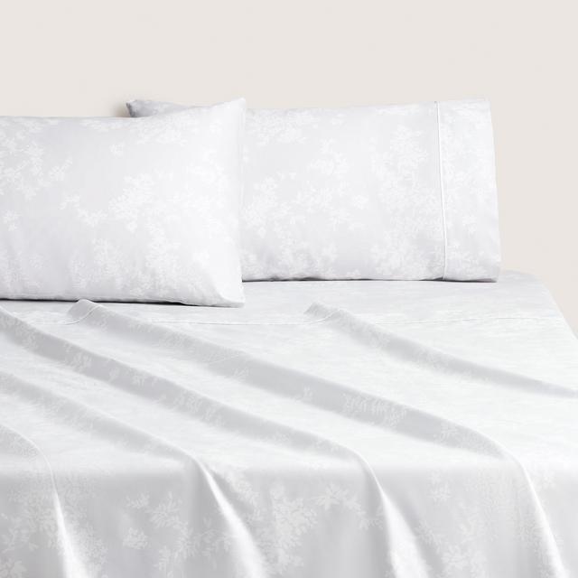 Demera Sheet Set in White