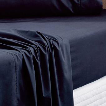 Sheridan Everyday Cotton 250tc Fitted Sheet (Navy)