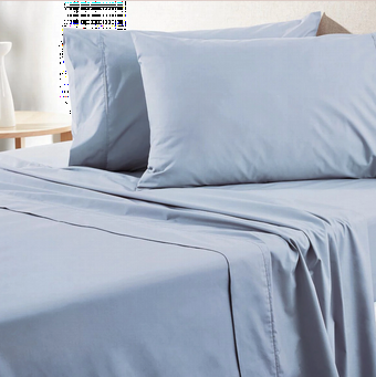 Sheridan Everyday Cotton 250tc Fitted Sheet (light blue)