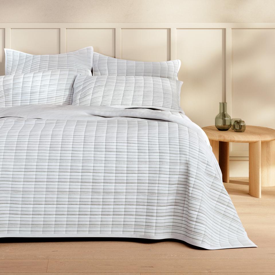Sheridan Everyday Cotton Stripe Bed Cover