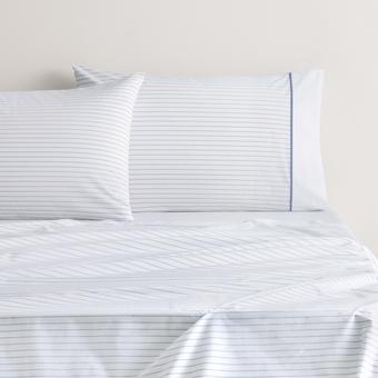 Sheridan Everyday Cotton Stripe Sheet Set (light blue)