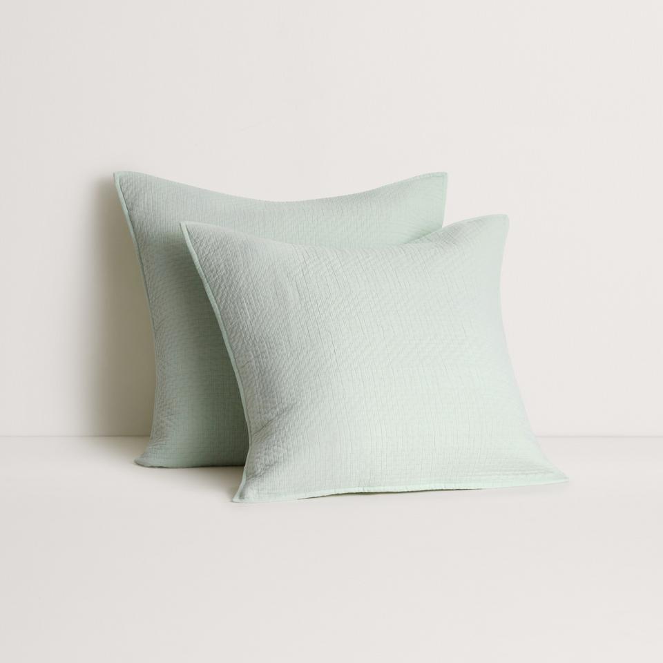 Felwick European Sham in Mintcream