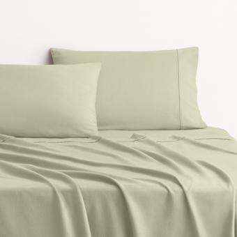 Sheridan Flannelette Sheet Set (whisper green)