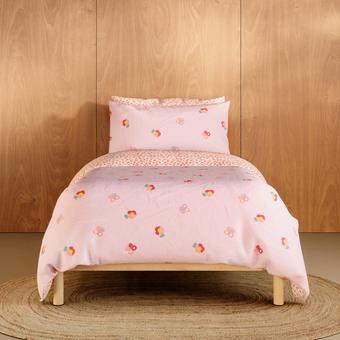 Sheridan Flutter Kids Quilt Cover Set (fairy floss)