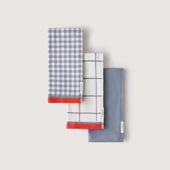 Sheridan Frama Tea Towel Set - Three Pack (atlantic)