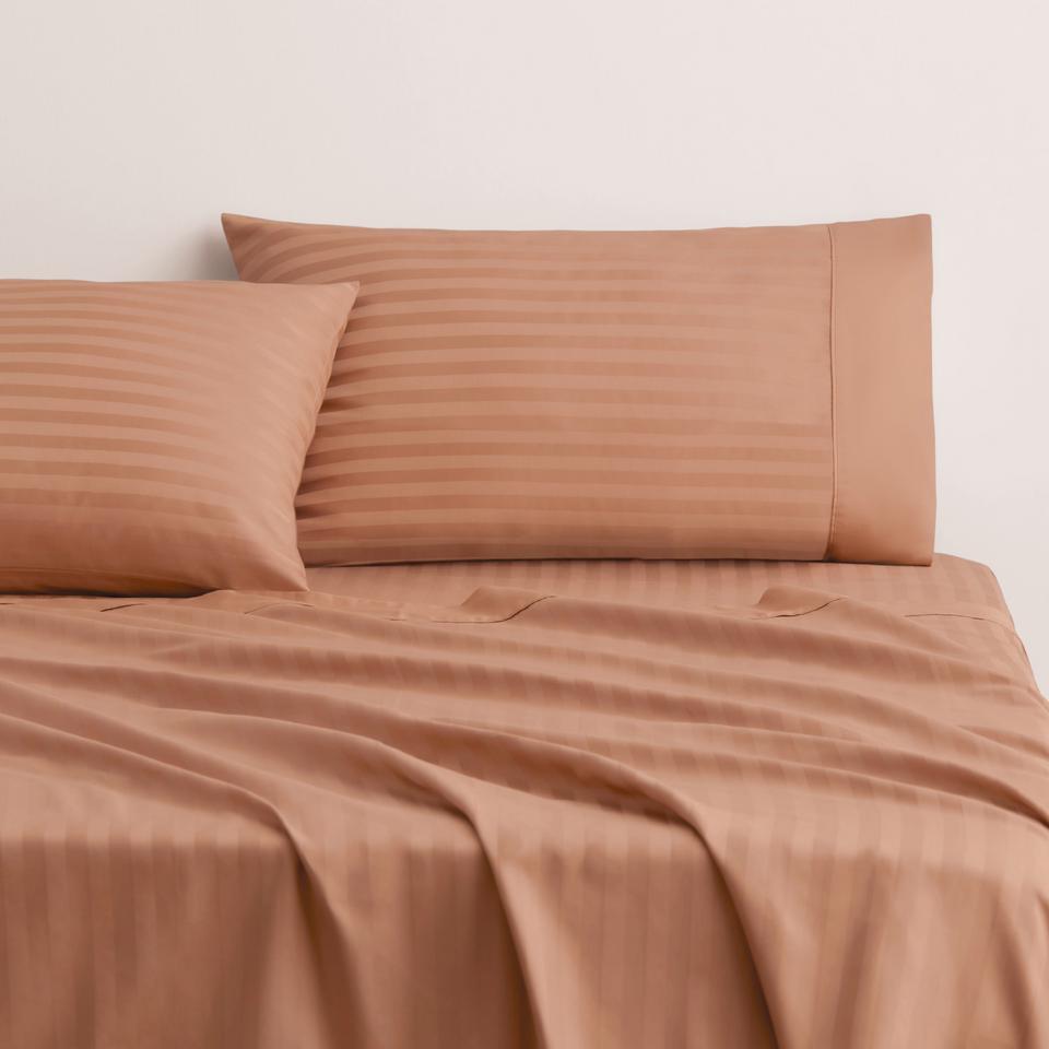 Gable 400Tc Sheet Set in Smoked Tea