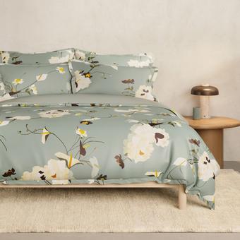 Sheridan Halles Quilt Cover Set (blue ice)