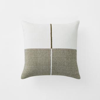 Sheridan Hiscoe Square Cushion (olive)