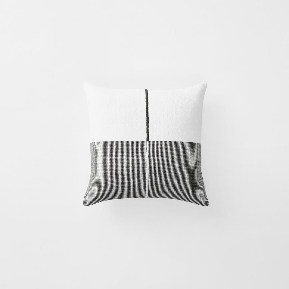 Hiscoe Square Cushion in Coal
