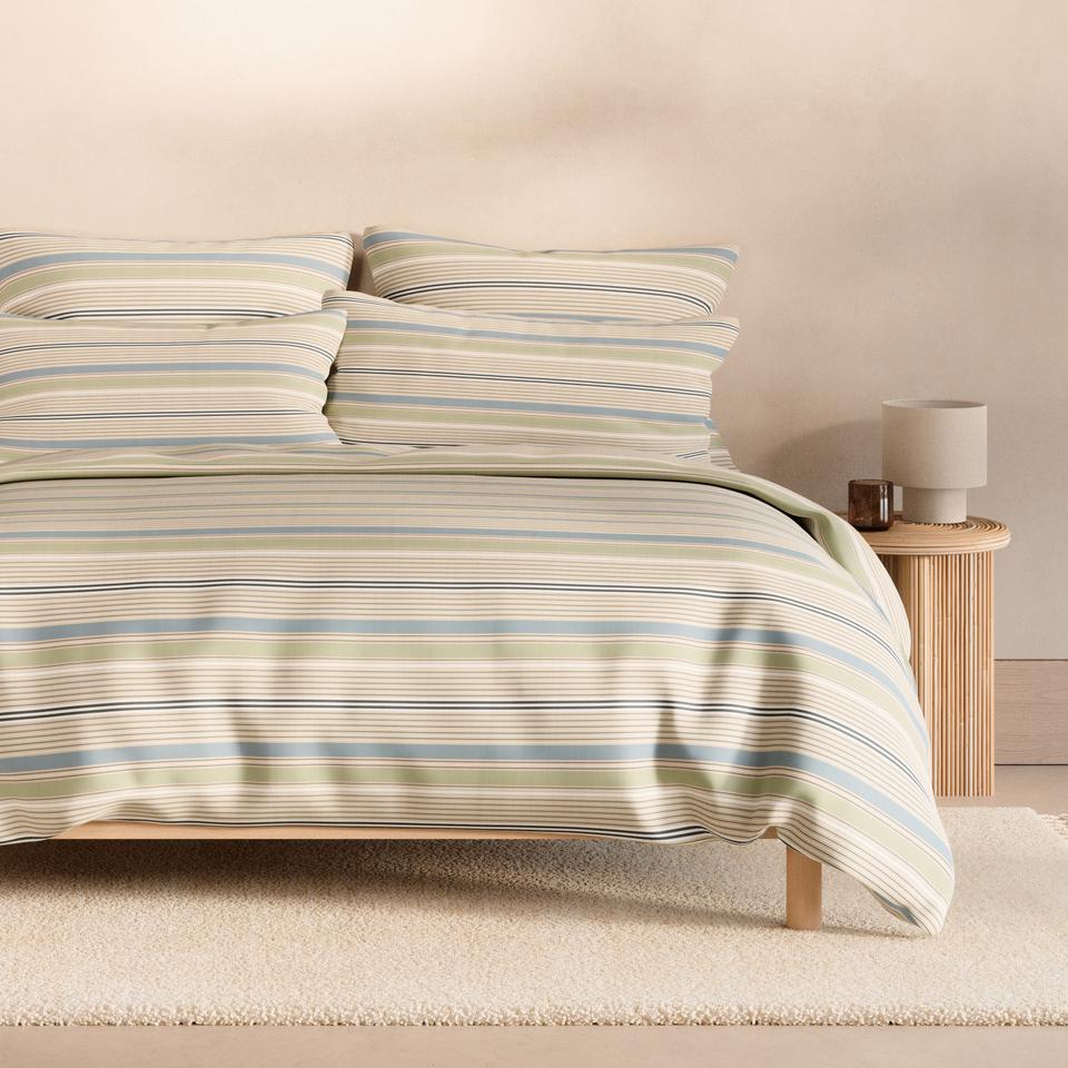 Sheridan Isle Stripe European Pillowcase