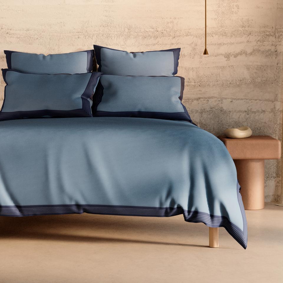Junctions Quilt Cover Set in Slate
