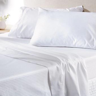 Sheridan Keaton 400tc Sheet Set (White)