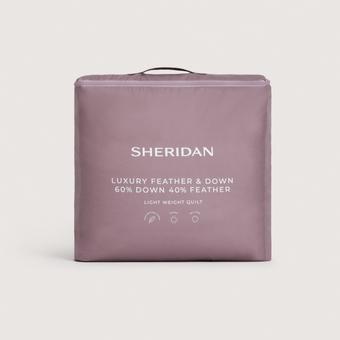 Sheridan Luxury Feather & Down Light Weight Quilt (pure white)