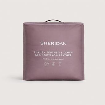 Sheridan Luxury Feather & Down Medium Weight Quilt (pure white)