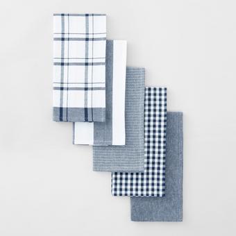 Sheridan Mercourt Tea Towel Set (Navy)