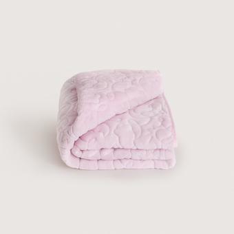 Sheridan Meriweather Kids Quilted Plush Blanket (lilac snow)