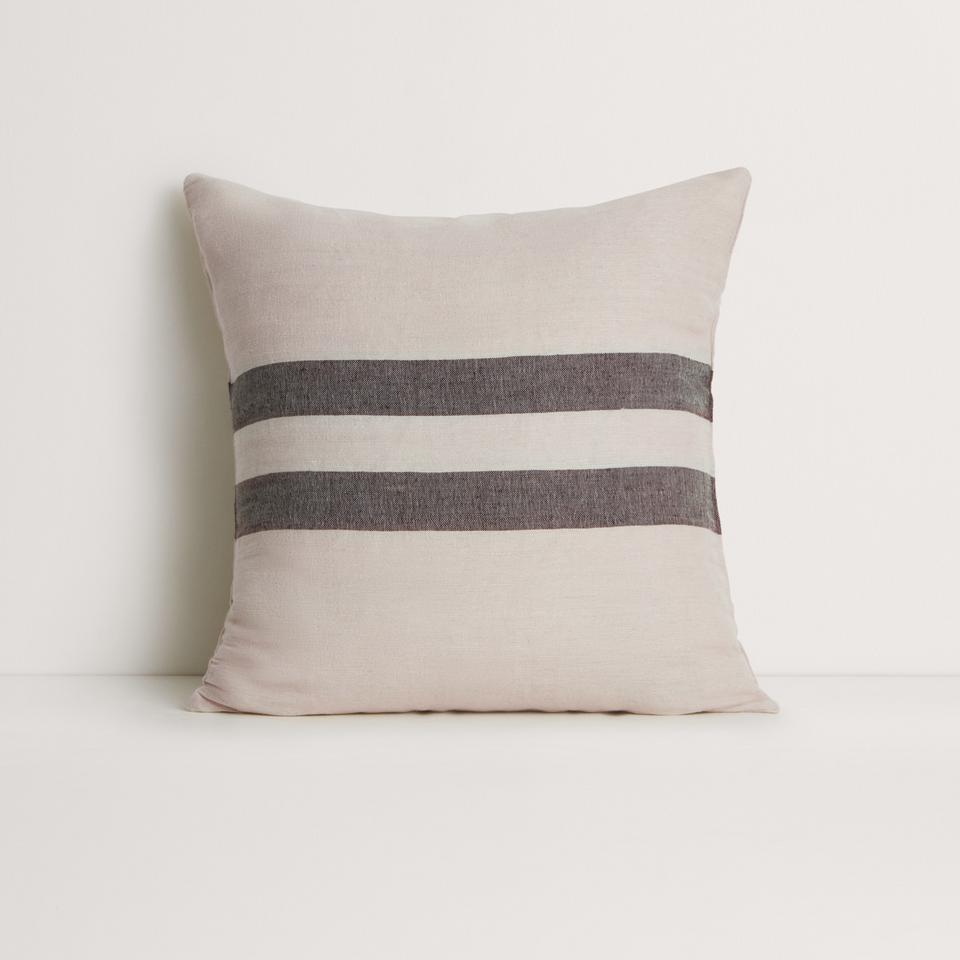 Middlam Square Cushion in Bitter Chocolate