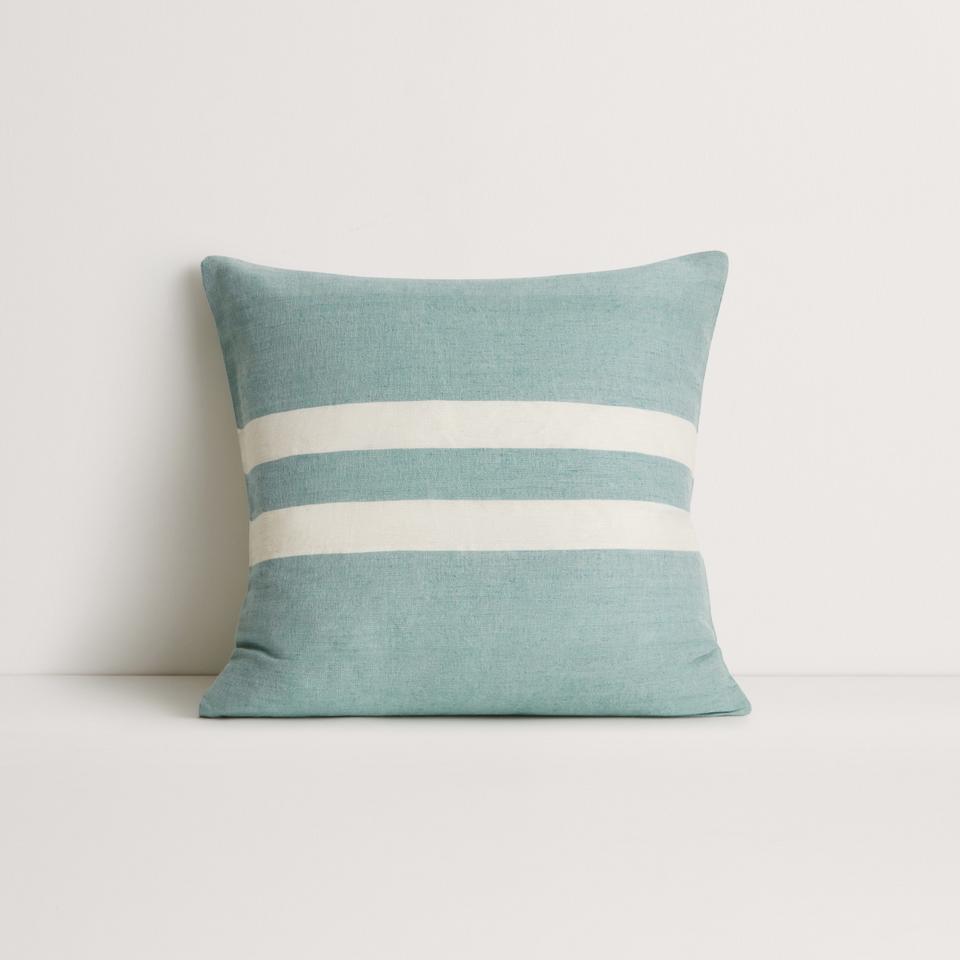 Middlam Square Cushion in Sea Mist