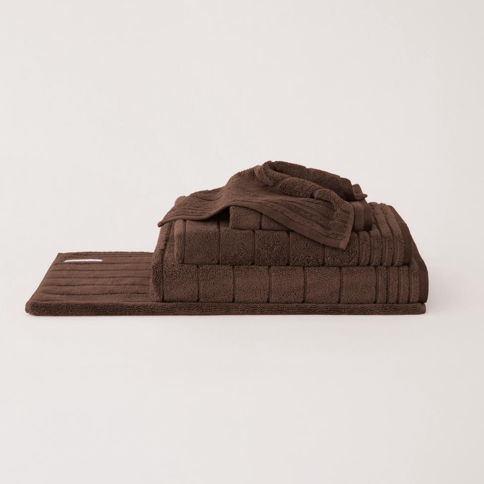 Orson Towel Range in Cocoa