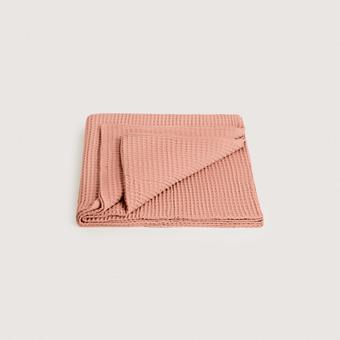 Sheridan Outlet Cotton Jumbo Waffle Blanket (smoked tea)