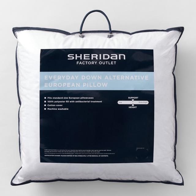 Sheridan Outlet Everyday Down Alternative European Pillow White