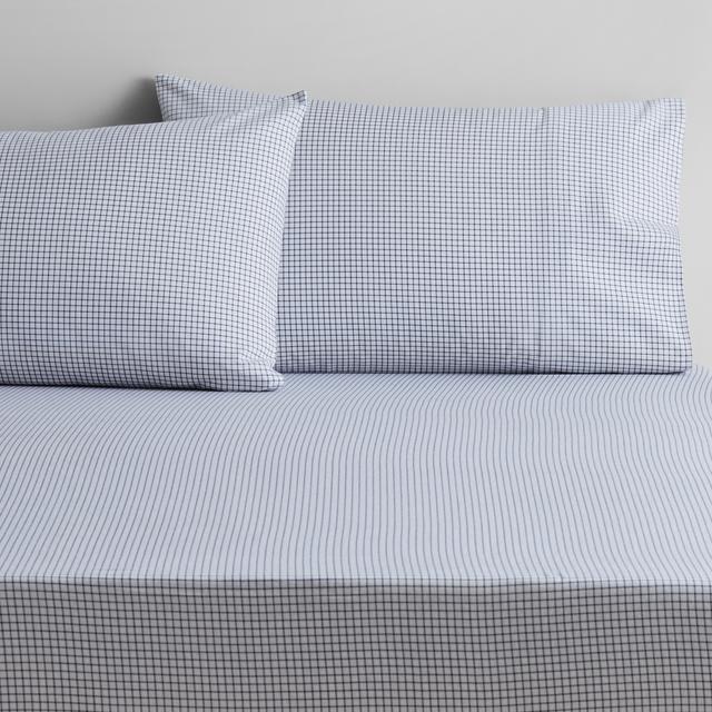 Sheridan Outlet Flannelette Mini Windowpane Sheet Set
