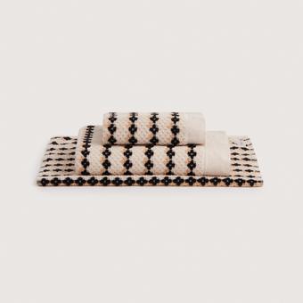 Sheridan Patterson Stripe Towel Collection (feather)