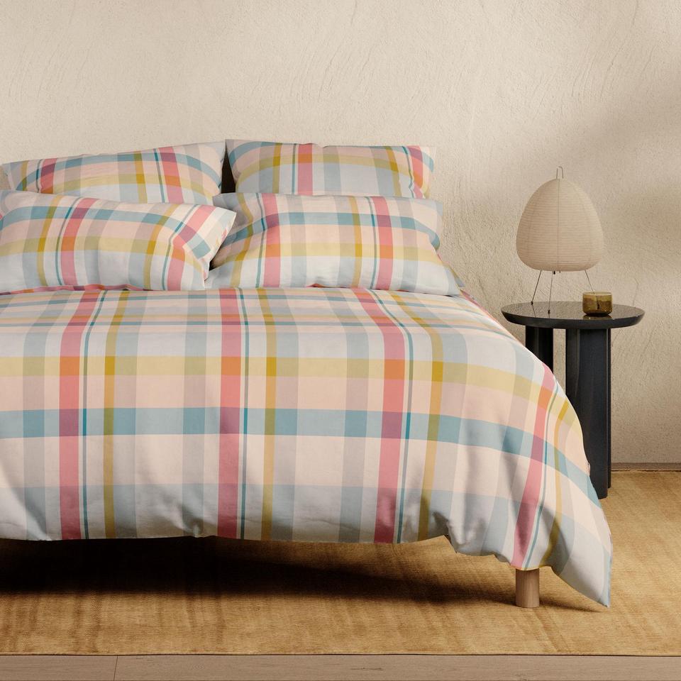 Sheridan Piper Check Quilt Cover Set