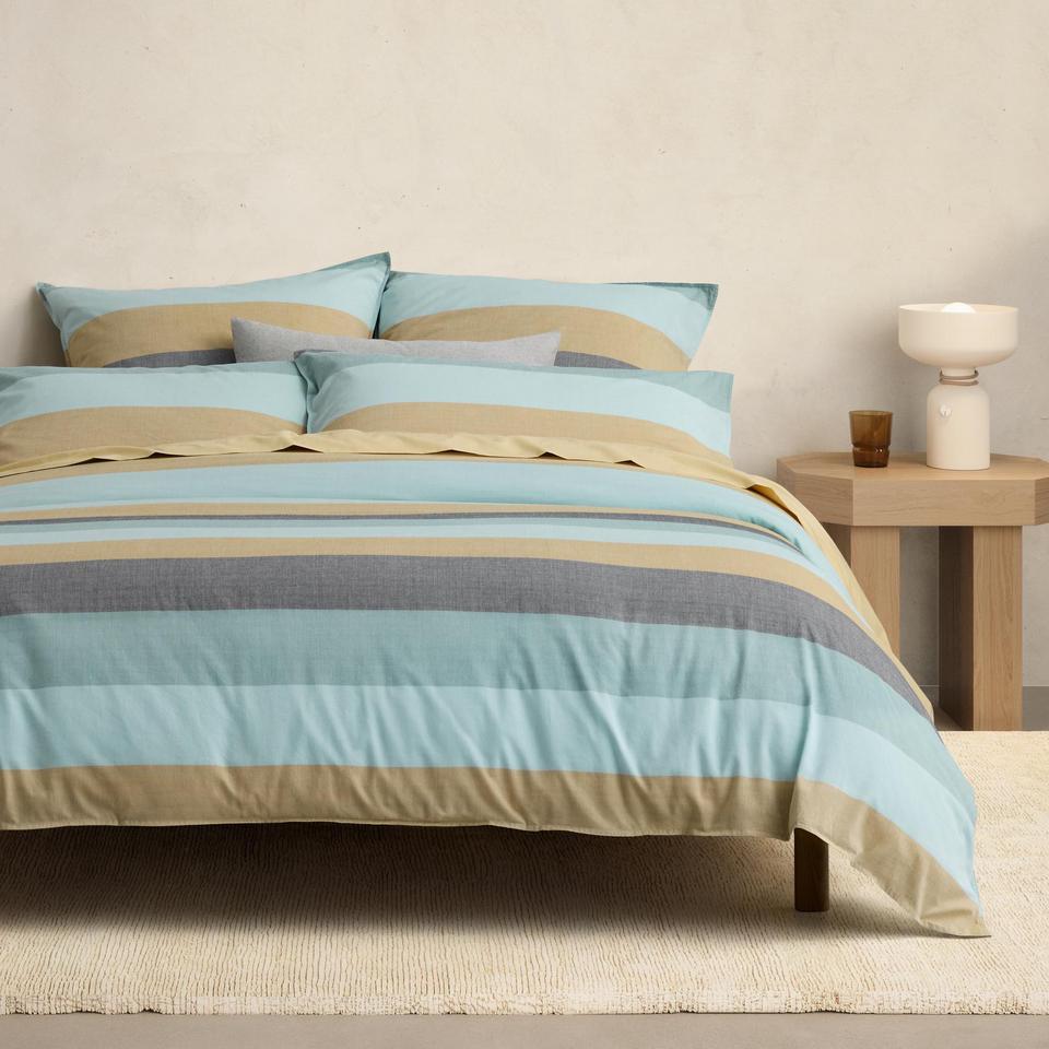 Sheridan Reilly Club Stripe Quilt Cover Set