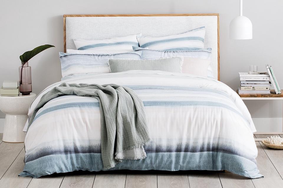 Sheridan Rockpool Quilt Cover Set Chambray