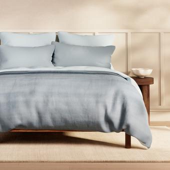 Sheridan Sasher Quilt Cover Set (Slate)
