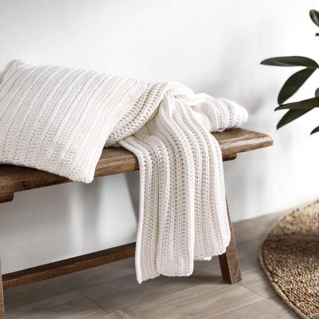Sheridan Seymour Throw Antique White