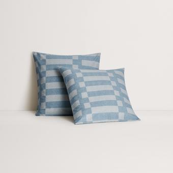 Sheridan Shaws Stripe European Pillowcase (Slate)