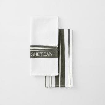 Sheridan Silverston Tea Towel Set (moss)