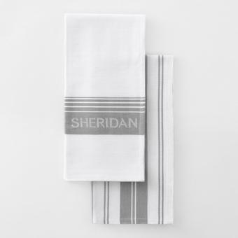 Sheridan Silverston Tea Towel Set (fog)