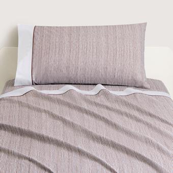 Sheridan Strypie Kids Sheet Set (cocoa)