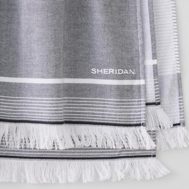 Summerville Beach Towel in carbon