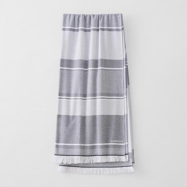 Summerville Beach Towel in carbon