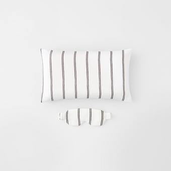 Sheridan Travel Eye Mask and Pillowcase Gift Set (Ivory)