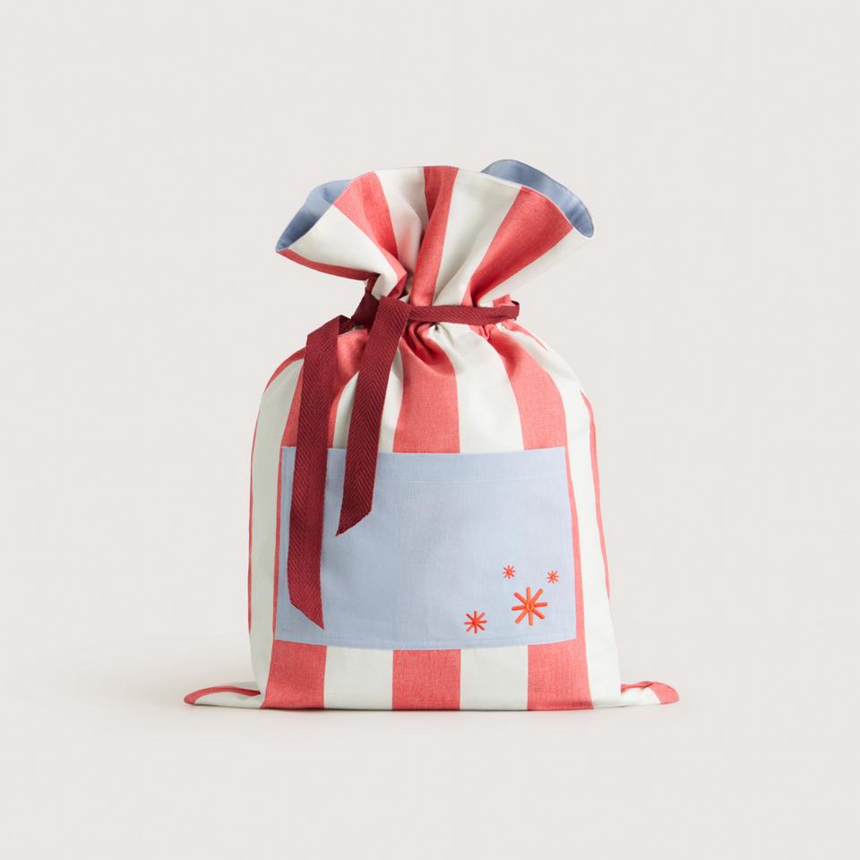 Twinkle Santa Sack in Scarlet
