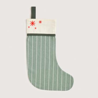 Sheridan Twinkle Santa Stocking (sea green)
