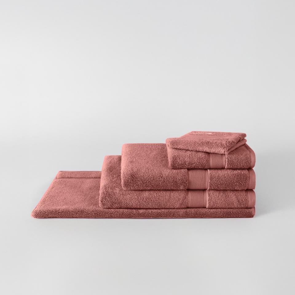 Ultra-Light Luxury Towel Range in Burnt Red