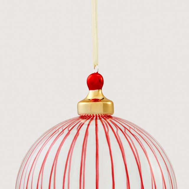 Sheridan Vertical Stripe 10cm Clear Ball